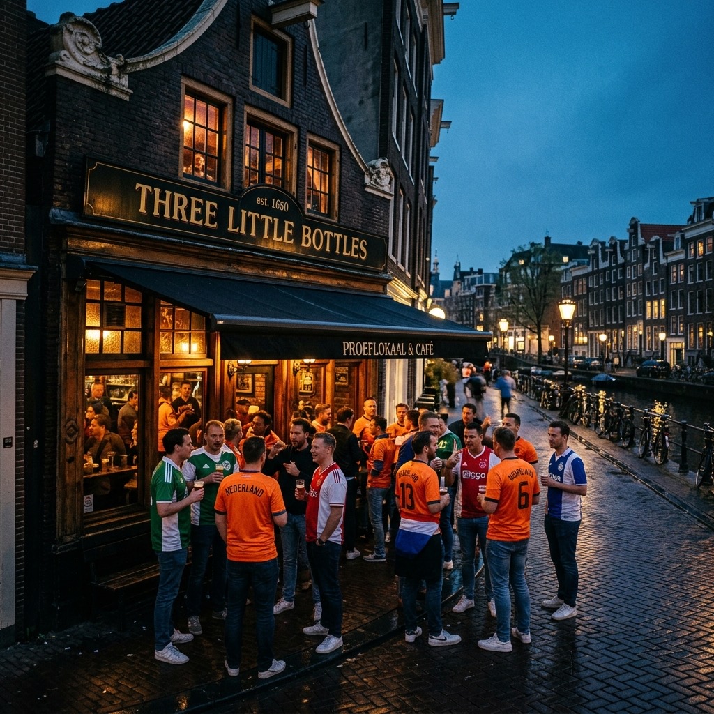 Three Little Bottles exterior